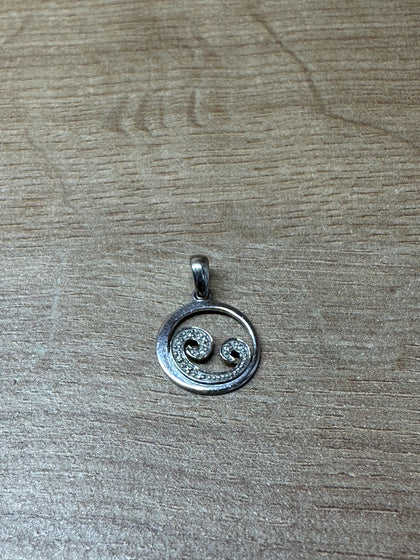 Pendentif Or Blanc 18K