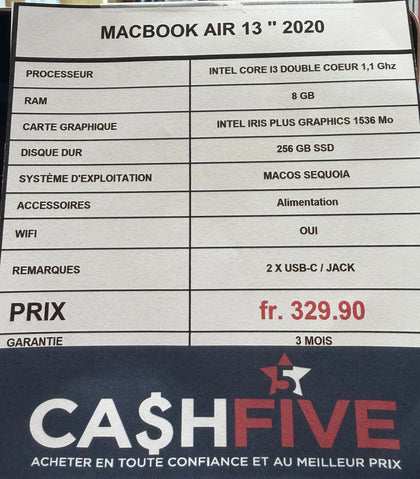 Macbook AIr 13'' 2020 I3 / 256GB / 8GB