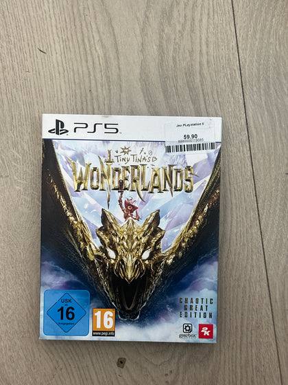 Jeu PS5 wonderlands