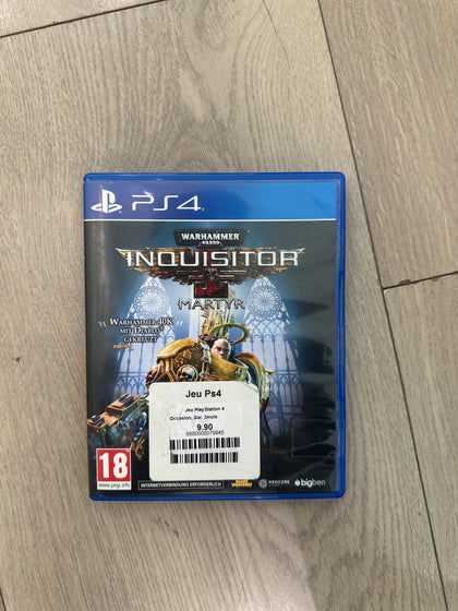 Jeu ps4 inquisitor 