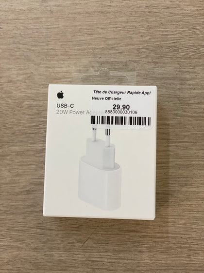 Tête de Chargeur Apple 20W